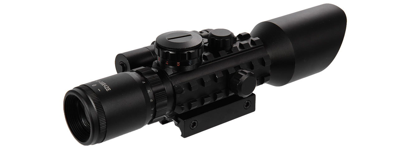 3-10x42 Illuminated Scope Laser Combo - Totowa Airsoft