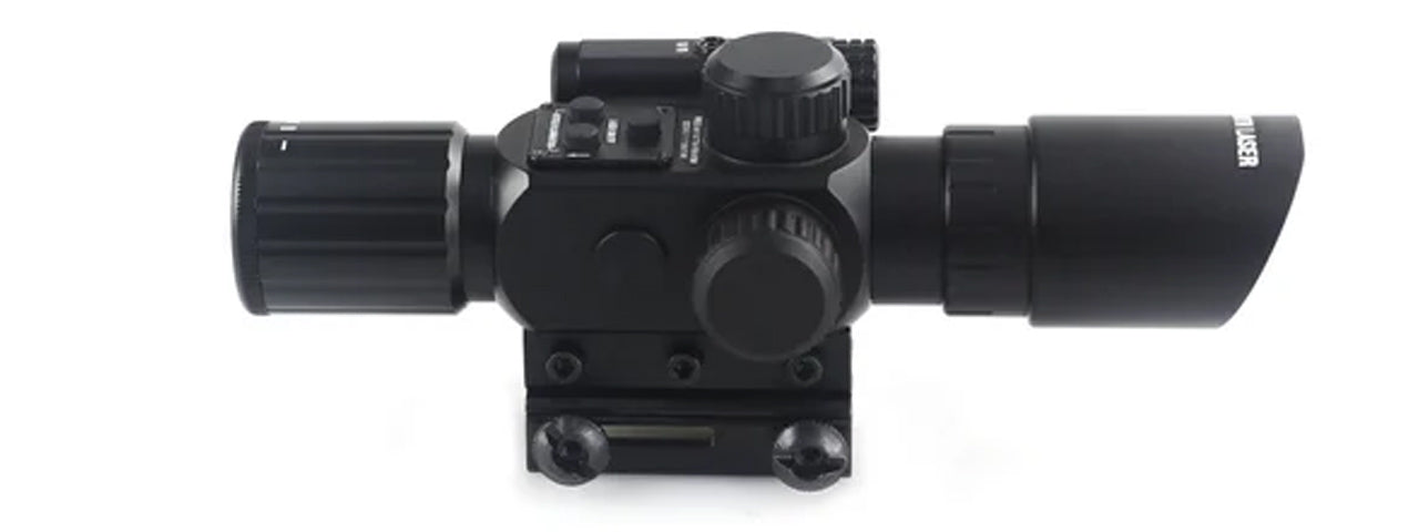 4x30IR Shortie Scope Laser Combo - Totowa Airsoft