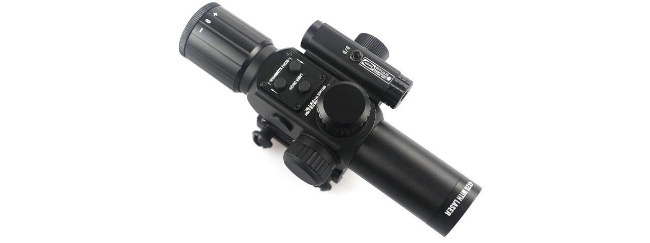4x25IR Short-Range Laser Scope Combo - Totowa Airsoft