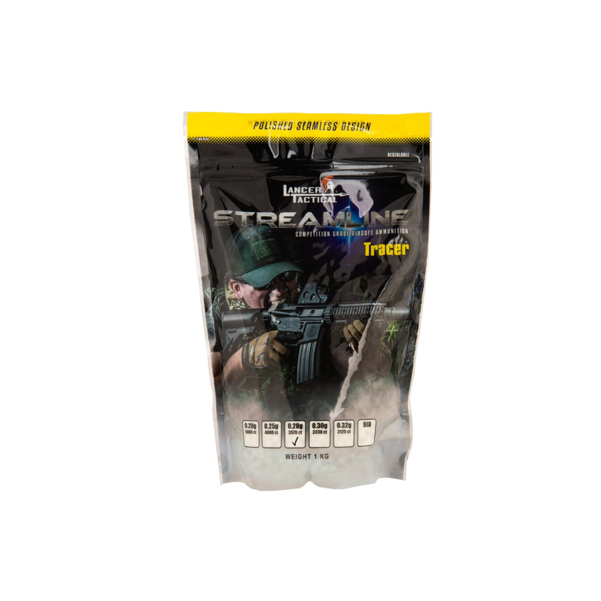 Lancer Tactical Streamline Tracer BBs 0.28 Gram