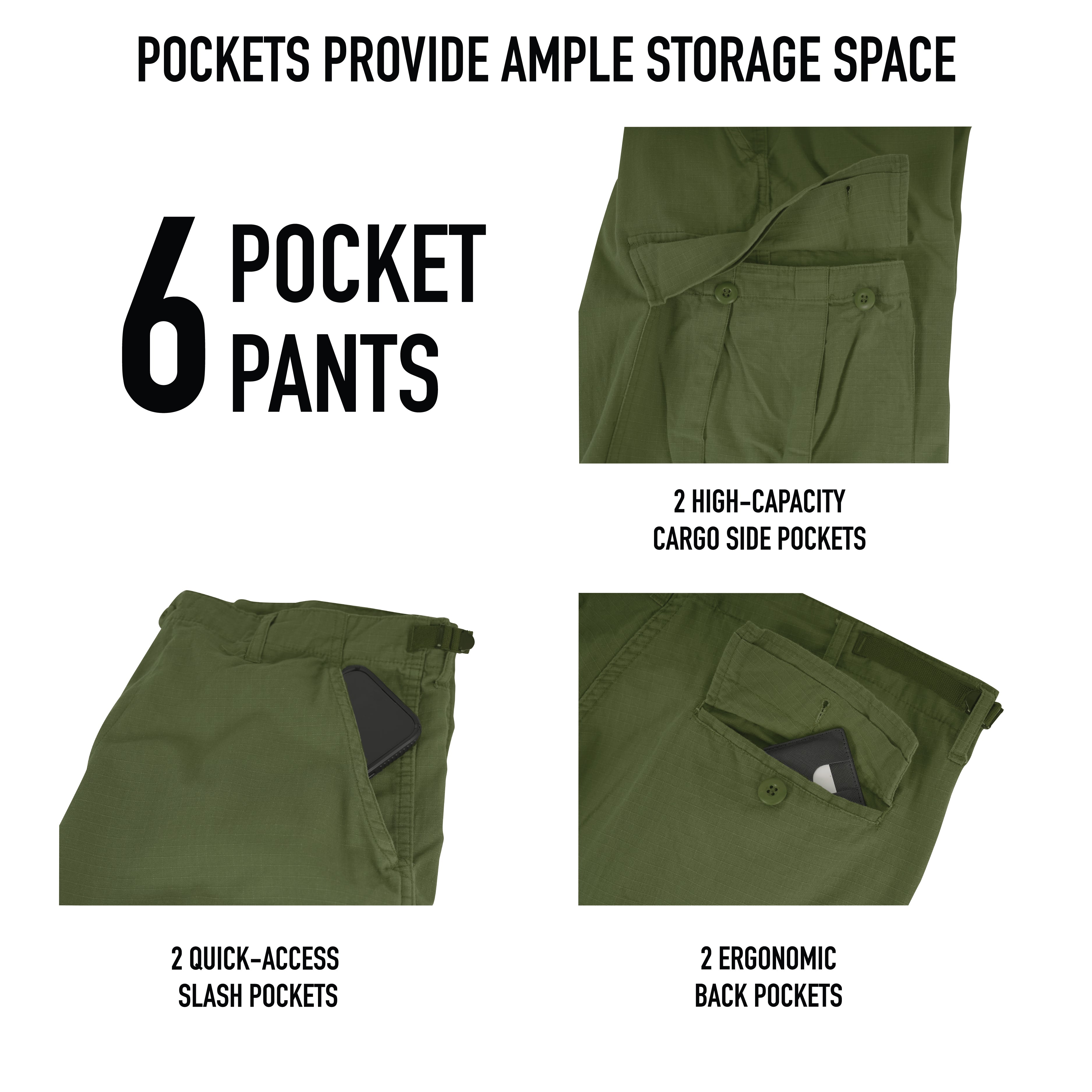 [Vintage Vietnam Era] Cargo Fatigue BDU Pants