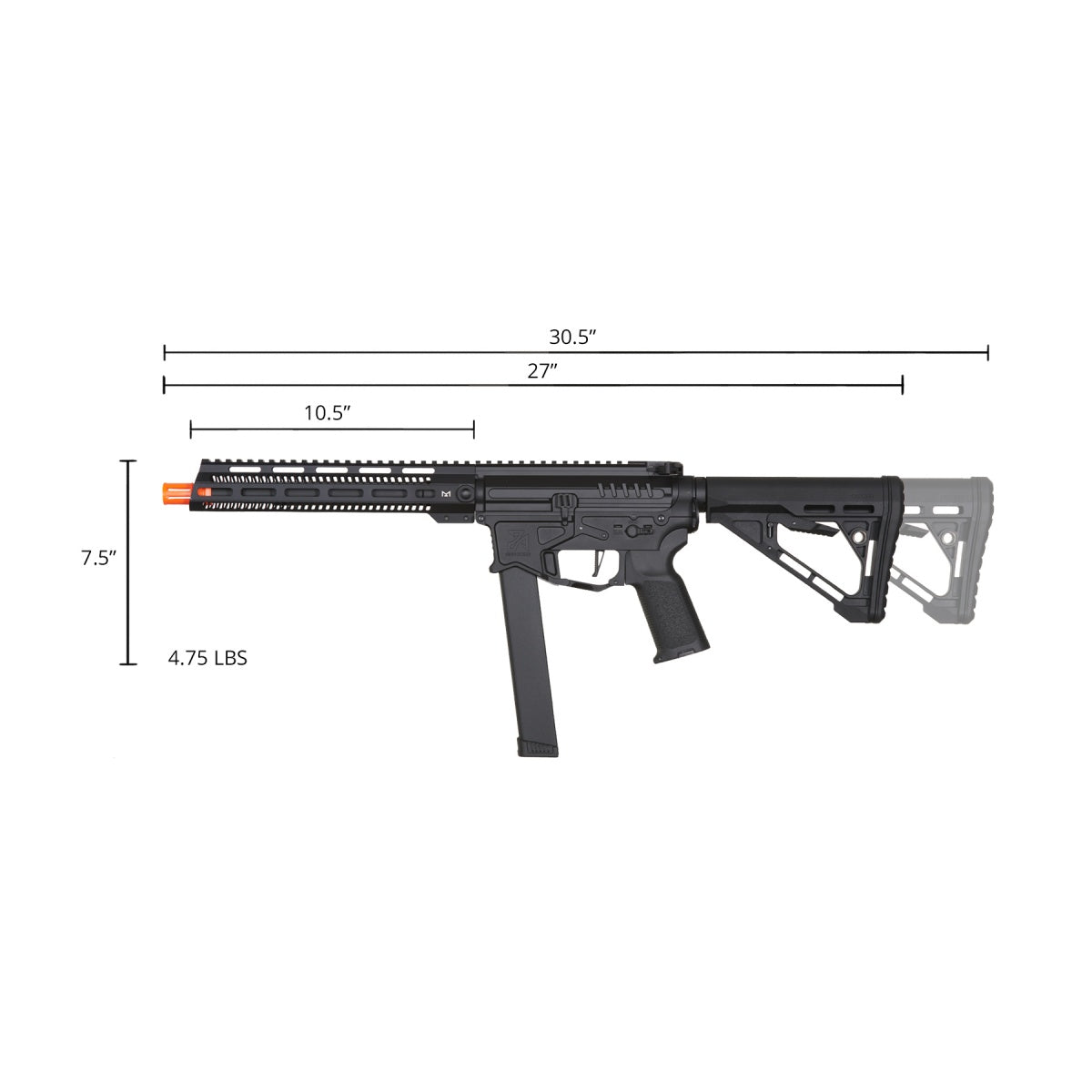 Lancer Tactical Zion Arms PW9 Mod1