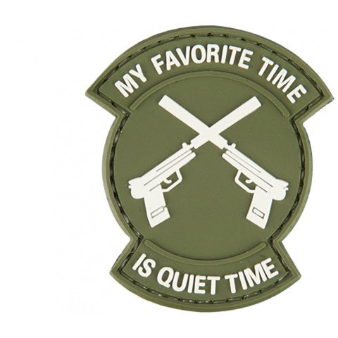 My Favorite Time Is Quiet Time Patch - Totowa Airsoft