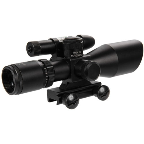 2.5-10x40 Illuminated Red/Green Scope with Laser - Totowa Airsoft