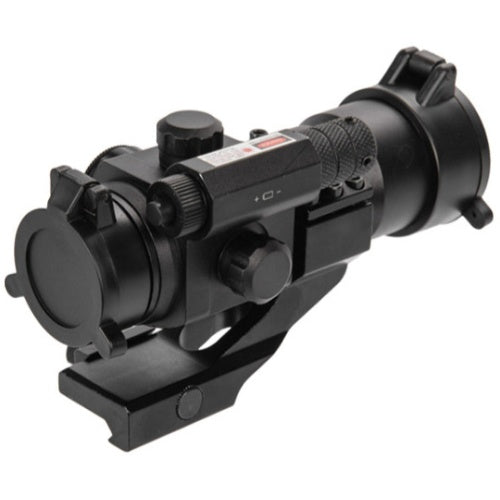 30mm Red Green Dot Scope with Red Laser - Totowa Airsoft