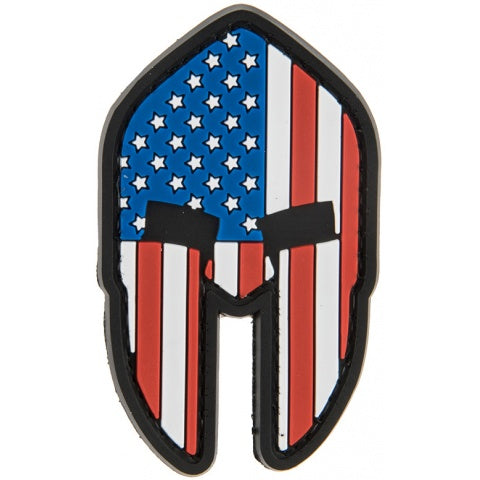 American Flag Spartan Helmet Patch - Totowa Airsoft