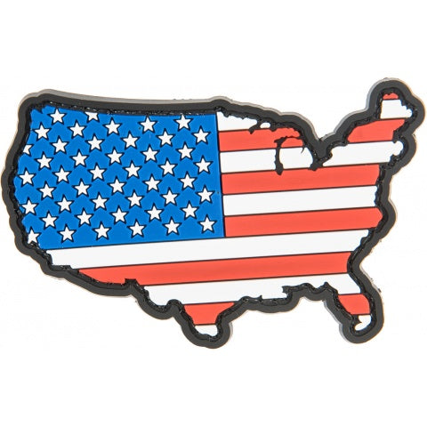 US Flag Map Patch - Totowa Airsoft