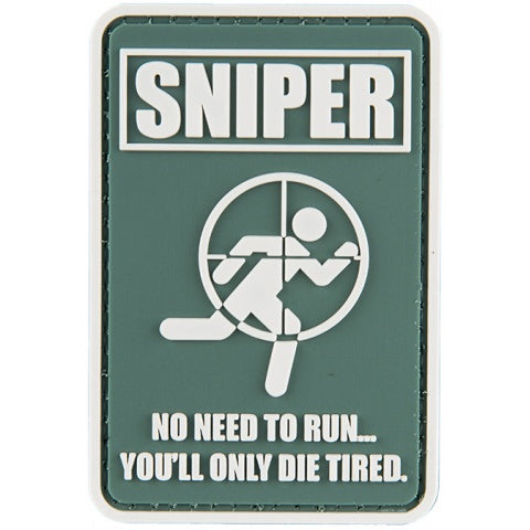 Sniper No Need To Run Patch - Totowa Airsoft