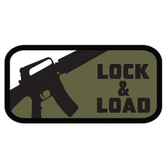  Lock and Load Patch (84P-130) / Morale Patch - Totowa Airsoft