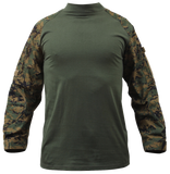 Rothco Woodland Digital Combat Shirt (COMBATSHIRT) - Totowa Airsoft