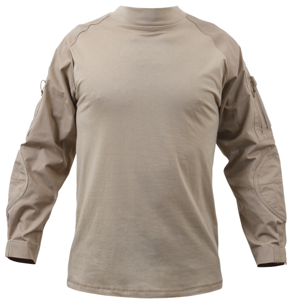 Rothco Desert Sand Combat Shirt (COMBATSHIRT) - Totowa Airsoft