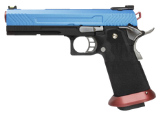  Hi-Capa Captain America 1911 Pistol by Armorer Works Custom (ASPG181) / Green Gas Airsoft Pistol - Totowa Airsoft