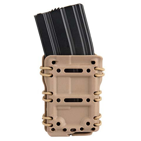 Interchangeable Tactical MOLLE Pouch Tan (TACMPM4) / Airsoft Rifle Magazine Pouch - Totowa Airsoft