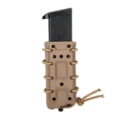 Interchangeable Tactical MOLLE Pistol Pouch Tan (SMPST) / Airsoft Pistol Magazine Pouch - Totowa Airsoft