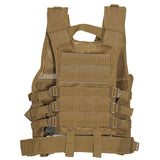 Khaki G2 Cross Draw Tactical Vest Youth (TACVESTK) - Totowa Airsoft