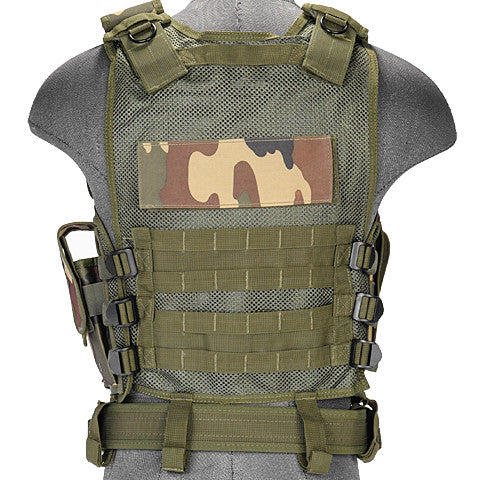 Woodland G2 Cross Draw Tactical Vest (TACVEST1) – Totowa Airsoft
