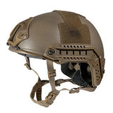 Tan Custom Fast Ballistic Helmet (FASTBHELMET) - Totowa Airsoft