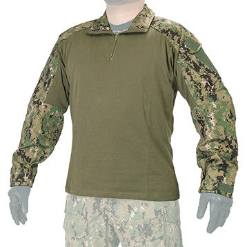  1/4 Zip Gen3 Jungle Digital Combat Shirt (GEN3SHIRT) / Combat Shirts - Totowa Airsoft