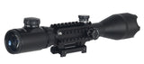  4-16x50mm Tri-Rail Illuminated Rifle Scope with Integrated Scope Mount (DEFENDERS) / Telescopic Sight - Totowa Airsoft