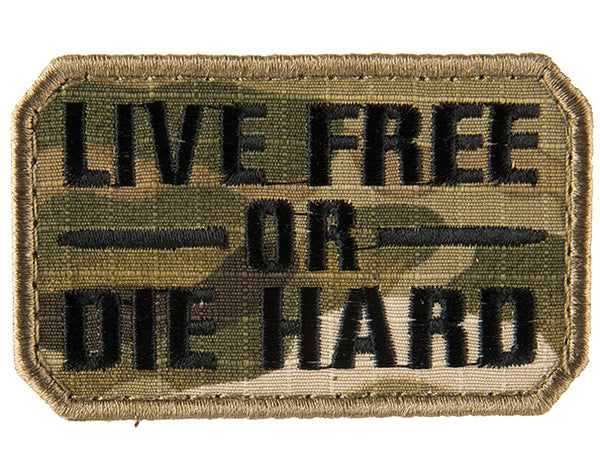  Live Free or Die Hard Patch (PATCH178) / Morale Patch - Totowa Airsoft