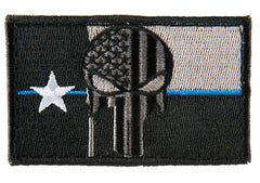  Texas Punisher Patch (PATCH179) / Morale Patch - Totowa Airsoft