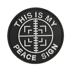  G-Force This is My Peace Sign Patch (PATCH064) / Morale Patch - Totowa Airsoft
