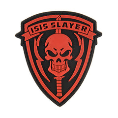 G-Force ISIS Slayer Knife and Skull Red Patch (PATCH069) / Morale Patch - Totowa Airsoft