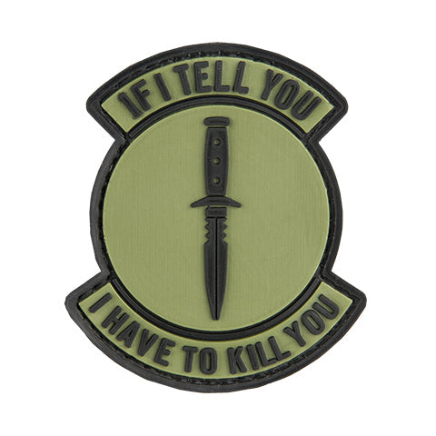  G-Force If I I tell You, I Have to Kill You Patch (PATCH070) / Morale Patch - Totowa Airsoft