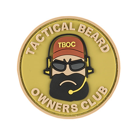  G-Force Tactical Beard Owners Club Patch (PATCH078) / Morale Patch - Totowa Airsoft
