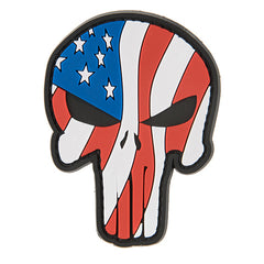  G-Force Punisher Waving Flag Patch (PATCH098) / Morale Patch - Totowa Airsoft