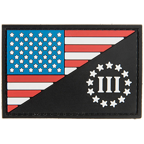  G-Force 3% w. US Flag Patch (PATCH112) / Morale Patch - Totowa Airsoft