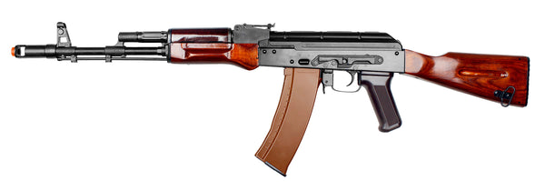  E&L AK74N Real Wood Rifle (ASRE375) / AEG Airsoft Rifle - Totowa Airsoft