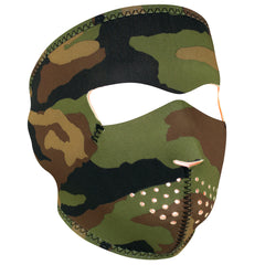  Neoprene Full Face - Woodland Camo Mask (WNFM118HV) / Mask - Totowa Airsoft