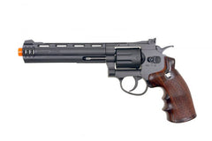  6" Deluxe Revolver (ASPC130B) / CO2 Revolver Airsoft Pistol - Totowa Airsoft