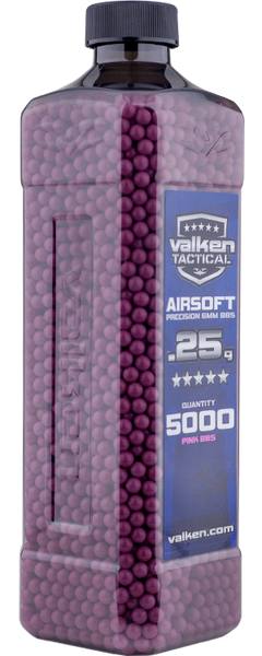 Valken 5000 0.25g BB's (BBPV255M-P) - Totowa Airsoft